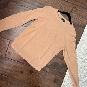 Halogen Brown 100% Cashmere Sweater